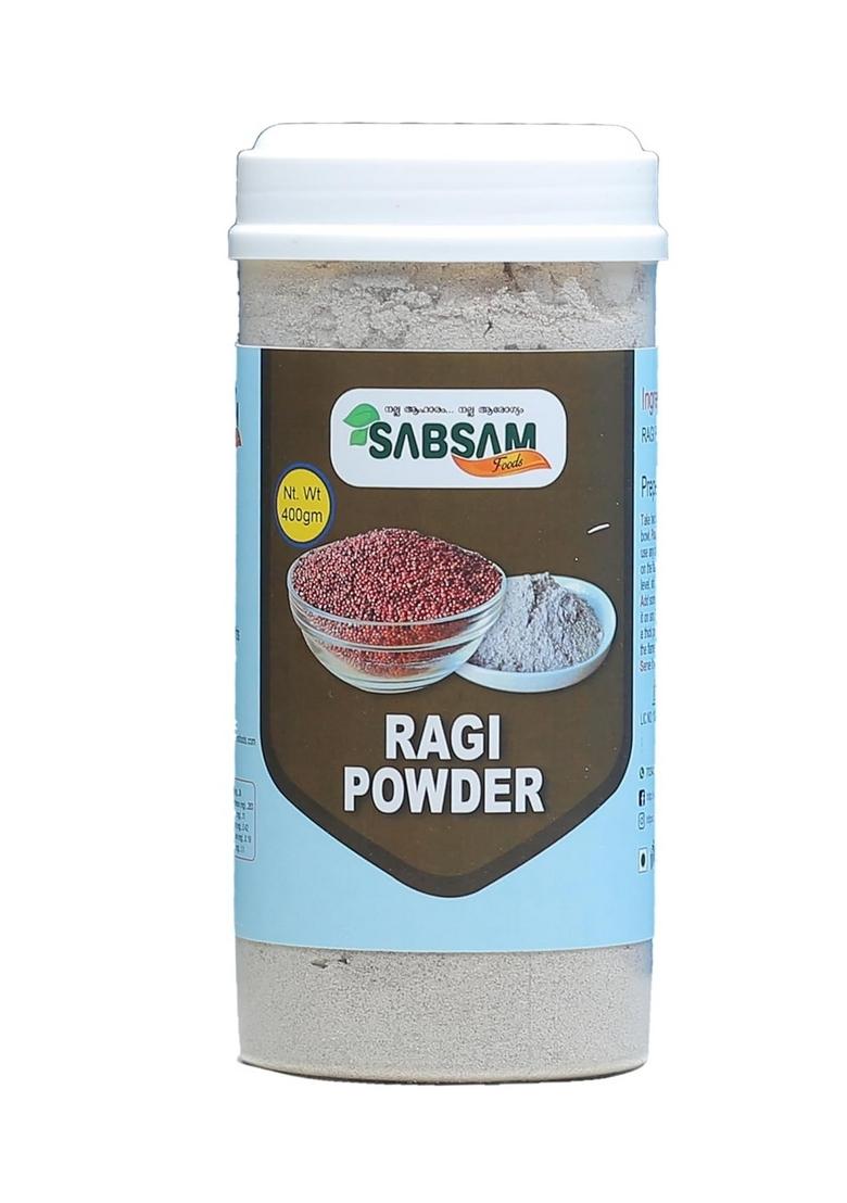 Sabsam Foods Ragi Powder|Good For All Ages|Babies|Good And Healthy| Pack Off 400Gm