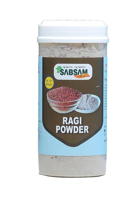 Sabsam Foods Ragi Powder|Good For All Ages|Babies|Good And Healthy| Pack Off 400Gm