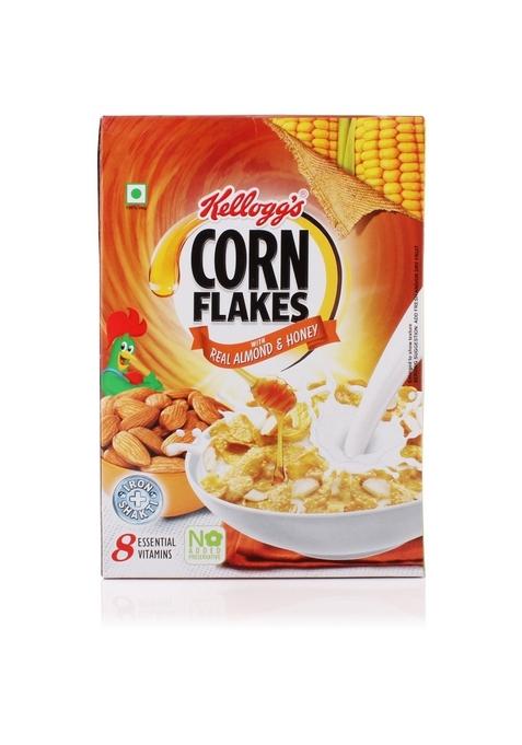 Kellogg'S Corn Flakes - Real Almond And Honey, 300G Carton
