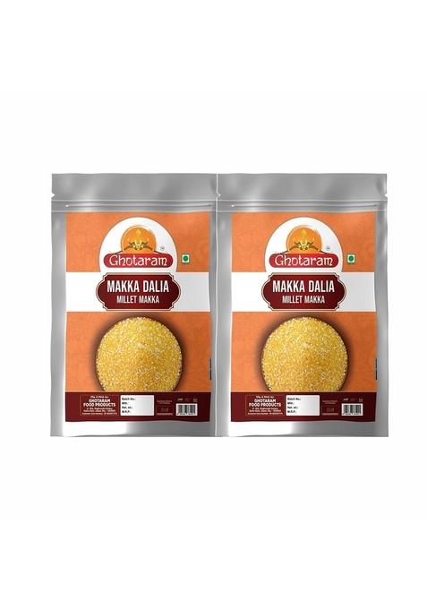 Ghotaram Diwali Sale Pali Marwar Gluten Free Makki Daliya/Cracked Corn/Makka/Maize Khichdi/Upma||Broken Maize A++ Anaj Healthy Natural-960G(480G*2Pkt) Great Indian Festival