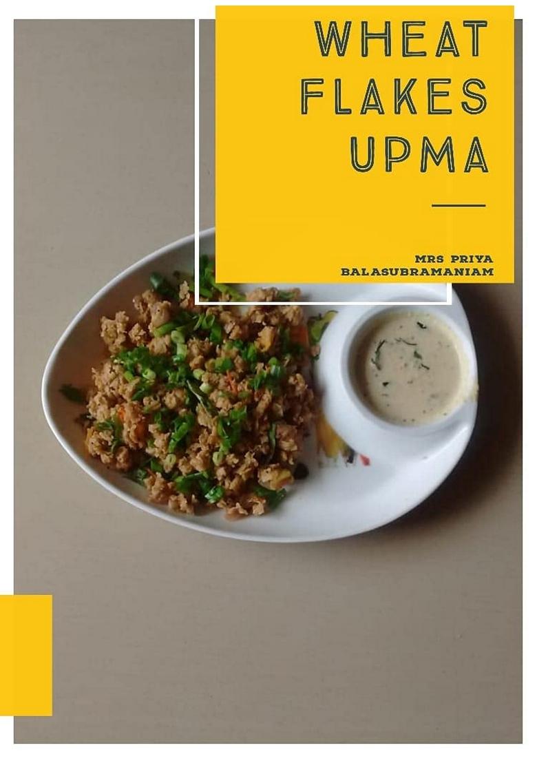 Ammi Samayal Organic Wheat Flakes (Poha) 500G | 100% Natural, Fiber-Rich Whole Grain | Gluten-Free, Nutrient-Dense & Easy To Cook Healthy Breakfast