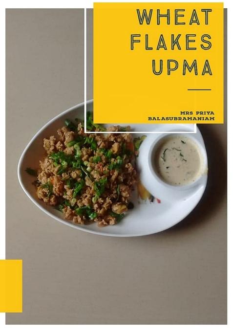 Ammi Samayal Organic Wheat Flakes (Poha) 500G | 100% Natural, Fiber-Rich Whole Grain | Gluten-Free, Nutrient-Dense & Easy To Cook Healthy Breakfast