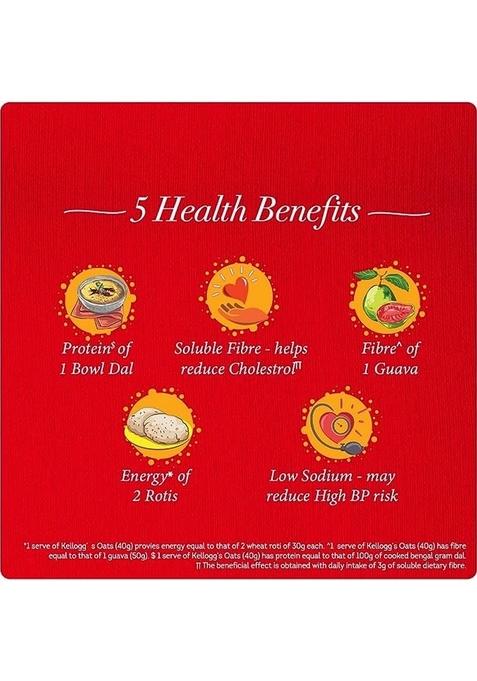 Kellogg'S Oats| Rolled Oats| High In Protein And Fibre, Low In Sodium | 400G Pack