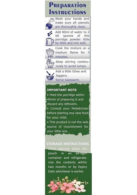 Tummyfriendly Foods Certified Organic Oats, Sprouted Green Moong, Spinach And Organic Brown Rice Red Lentil Spinach Green Peas Porridge Mixes | 200G, 2 Packs