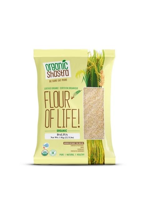 Organic Shastra Wheat Dalia (Porridge) 1 Kg - Organic Dalia