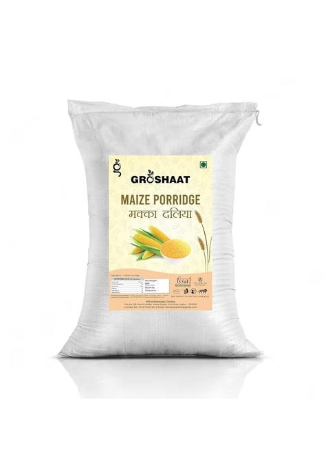 Groshaat Makka Daliya ( Makka / Corn Porridge ) - 5Kg Packing With High Fibre Content Boosts Immunity, Skin And Hair Healty