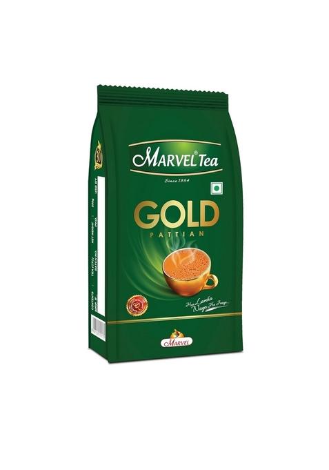 Marvel Tea Gold Pattian Tea 250 G, With Kadak Ctc,Handpicked Chai From Assam & Darjeeling, Stong Black Tea