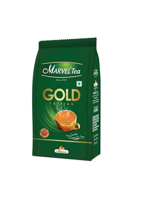 Marvel Tea Gold Pattian Tea 250 G, With Kadak Ctc,Handpicked Chai From Assam & Darjeeling, Stong Black Tea