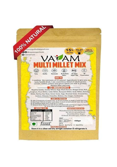 Traditional Rice Mix & Health Mix Powder Combo 400G Each (Vayam Rice Porridge + Health Mix, Rice Porridge + Health Mix)