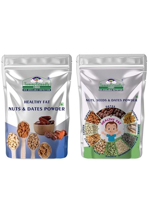 Tummy Friendly Dry Fruits Powder For Baby Kids Adults, 2 Packs