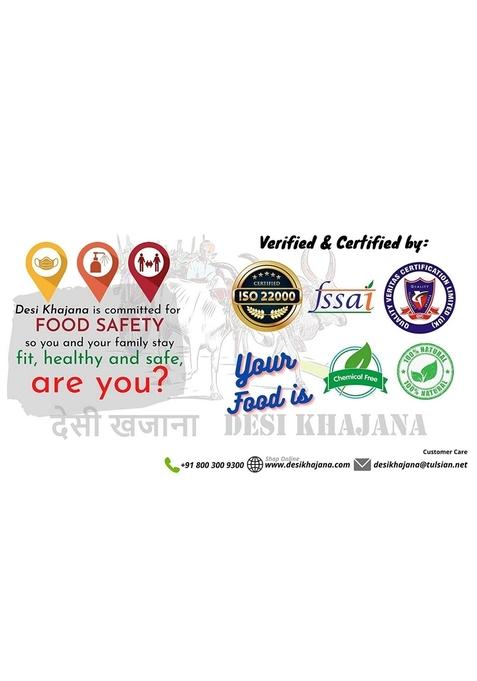 Desi Khajana Premium Whole Lokwan Wheat Dalia (Daliya) | Cracked/Broken Lokwan Wheat | Produce Of India From Organic Farms (450G)