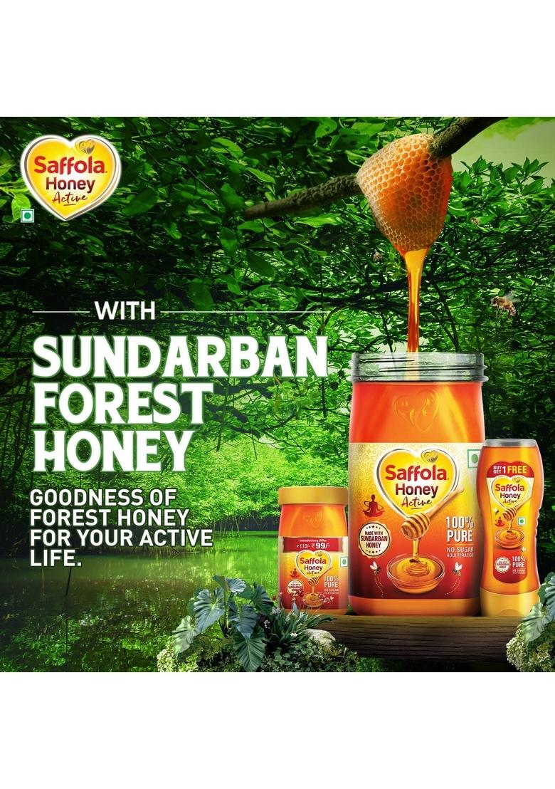 Saffola Honey Active, 100% Pure