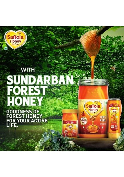 Saffola Honey Active, 100% Pure