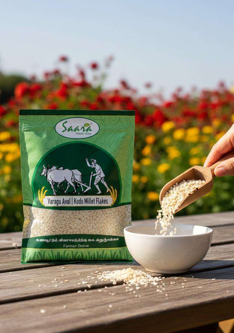 Vs Products Varagu Aval 250Gm | Kodo Millet Aval | Healthy Millet Flattened Rice - Indya