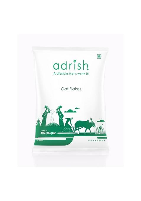 Adrish Zerowaste Organic Rolled Oats (200G) - Unflavored Oat Flakes| Fibre Rich | No Sugar | No Maida | Healthy Breakfast Cereal| Preservative Free Oat Flakes | 100% Wholegrain Cereal
