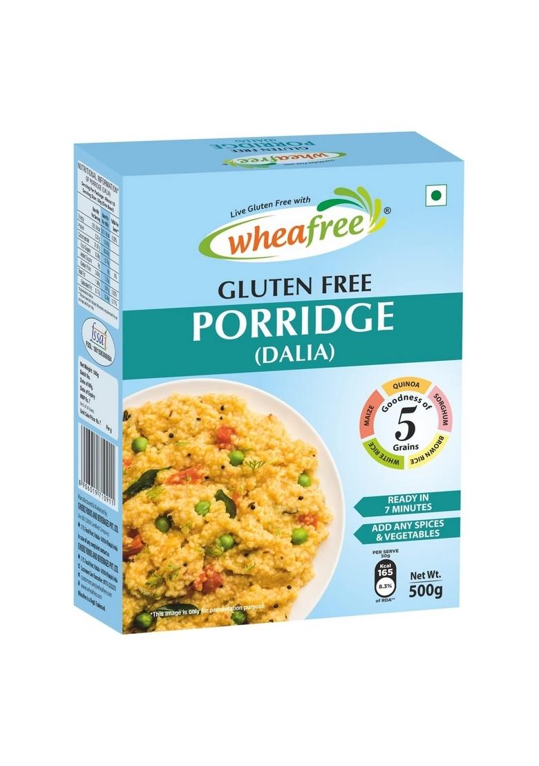 Wheafree Gluten Free Porridge (Dalia) 500Gm And Missi Roti Atta 1Kg Combo Pack | Certified Gluten Free | Tasty And Healthy