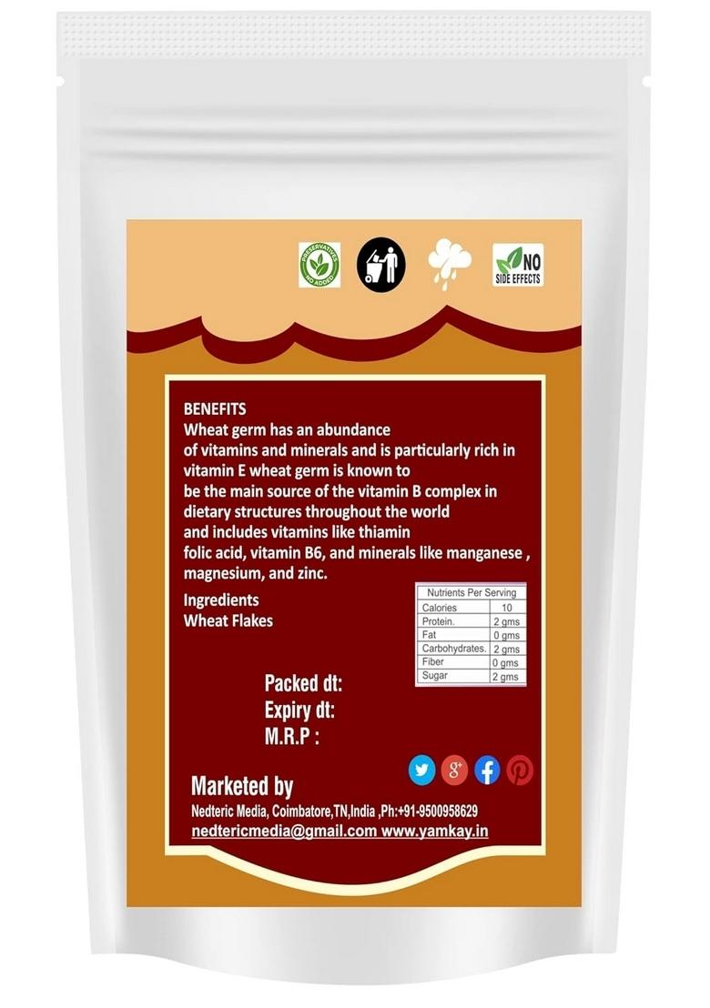 Organic Wheat Flakes 500 Gm