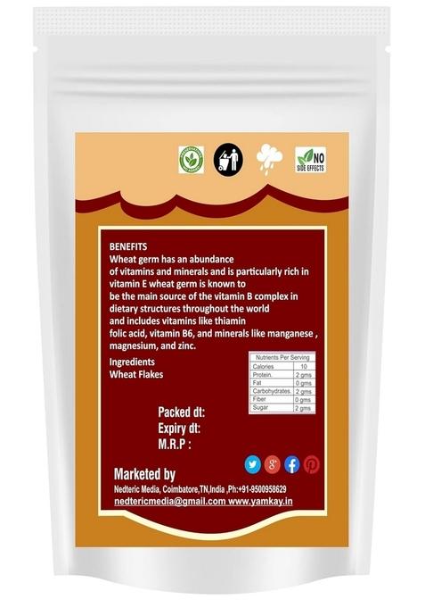 Organic Wheat Flakes 500 Gm