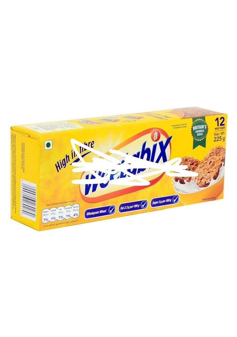 Fruitjoy Weetabixx High Fibre Wholegrain Wheat Breakfast Cereal, 225G, 12 Biscuits (From Uk)