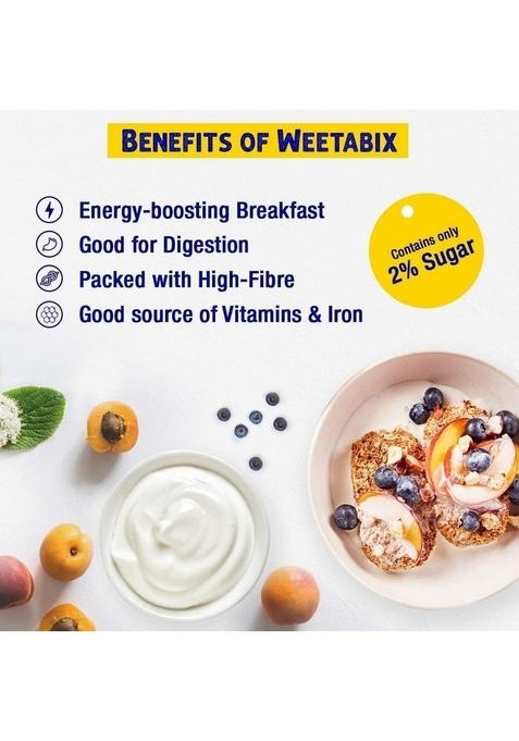 Fruitjoy Weetabixx High Fibre Wholegrain Wheat Breakfast Cereal, 225G, 12 Biscuits (From Uk)