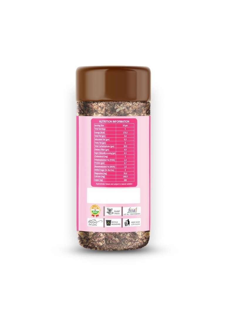 Snaxup Granola With Ragi Flakes - Crunchy Granola With Ragi Flakes (Almonds & Foxnuts) | Granola For Breakfast | Diet Food | High Fibre Cereal (350G) - Indya