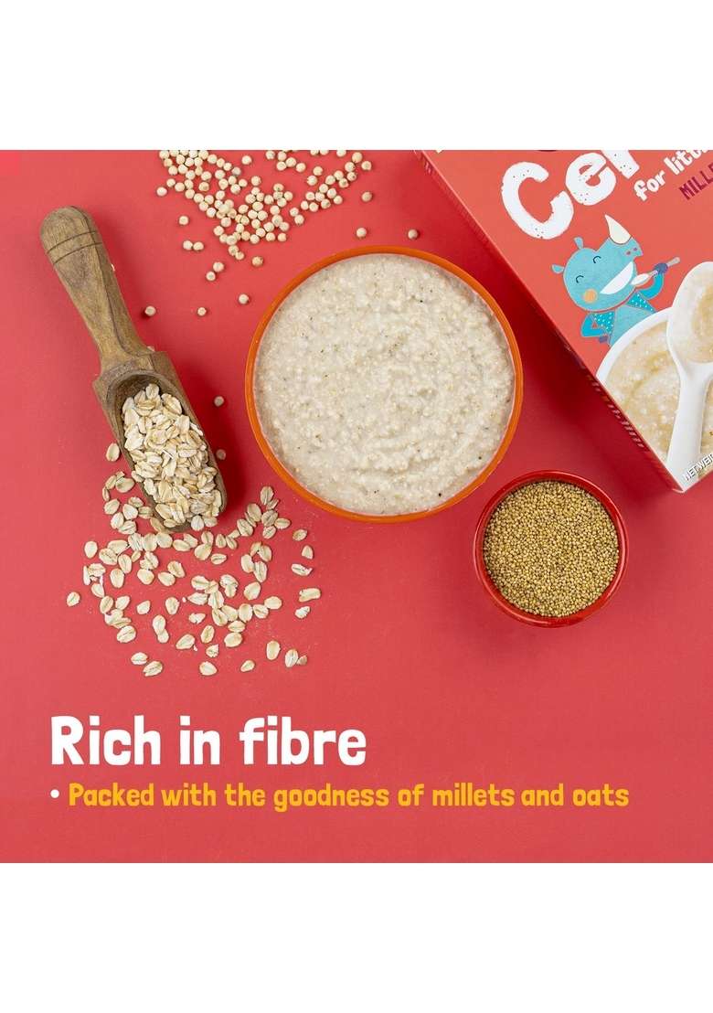 Slurrp Farm Porridge Millet And Oats Powder 250 G Sprouted Ragi | 250G - Indya