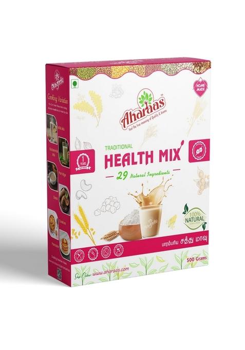 Health Mix, 29 Natural Ingredients, 500G, Sugar-Free, Rich In Protein And Calcium, Home Made, 100% Natural