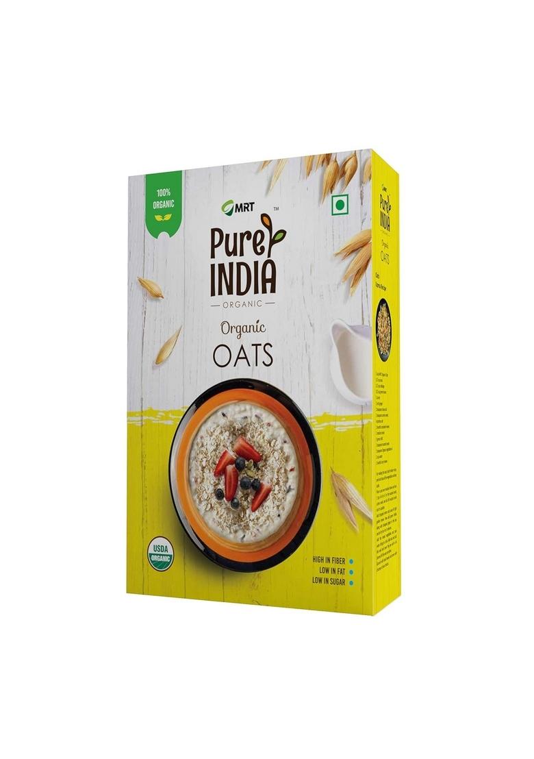 Mrt Organic Oats Flakes Organic 500 Gm