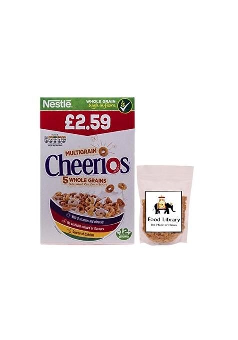 Combo Of 5 Whole Grains Cereal (Imported), 375G + Food Library Raisins, 100G