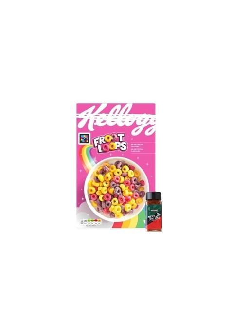 Fruitjoy Froot Loops, Colourful Sweetened Cereal, 375G (From Usa) + Free Spicesnap Chilli Lime Seasoning