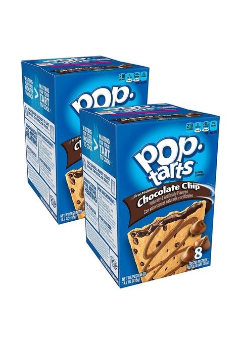 Pop Tarts Frosted Chocolate Chip Pack Of 2 Pouch, 2 X 416 G
