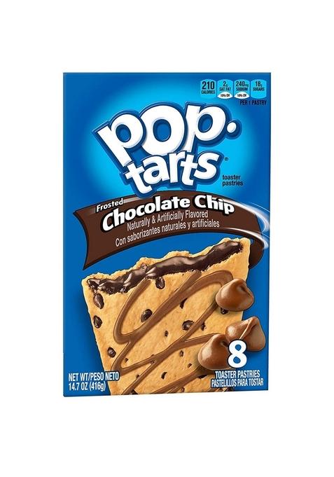 Pop Tarts Frosted Chocolate Chip Pack Of 2 Pouch, 2 X 416 G