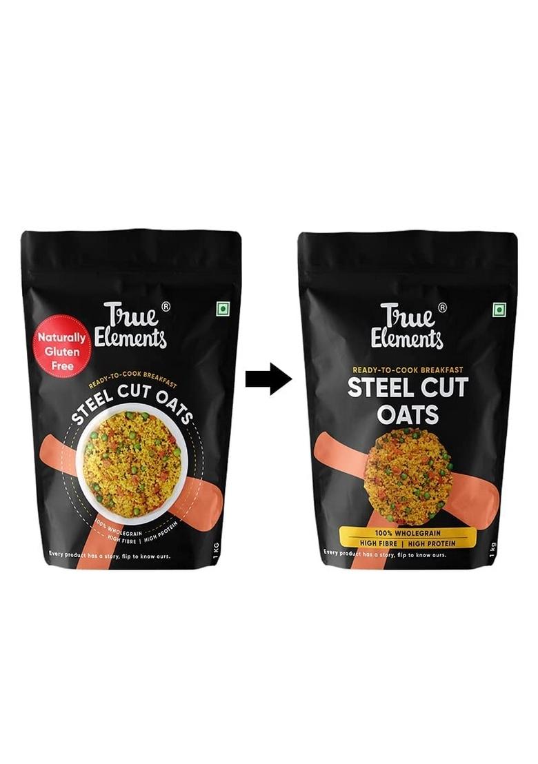 True Elements Steel Cut Oats 1Kg