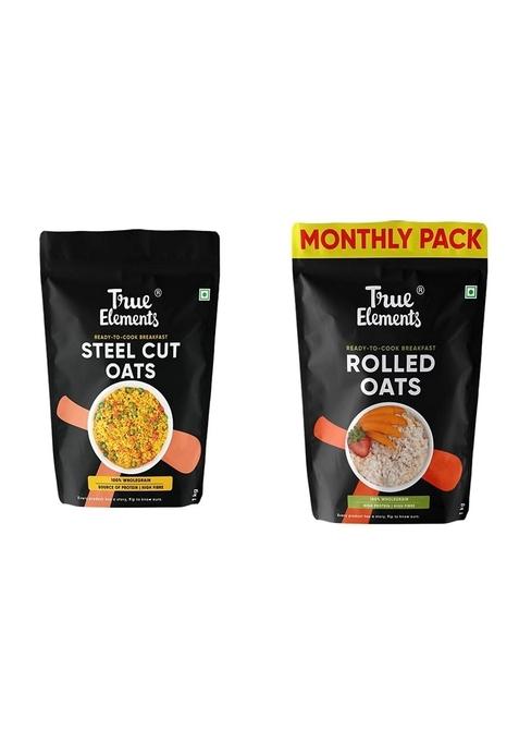 True Elements Steel Cut Oats 1Kg