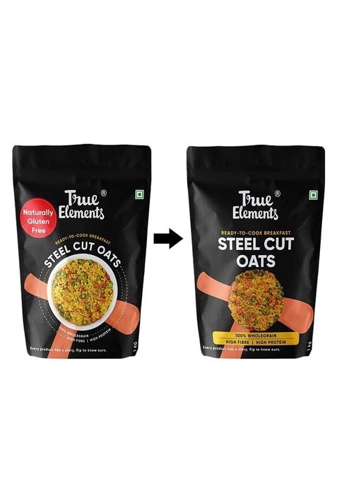 True Elements Steel Cut Oats 1Kg