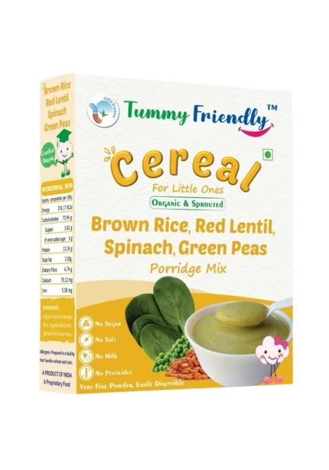 Tummyfriendly Foods Certified Organic Porridge Mixes | Sprouted Ragi Powder, Brown Rice For Little Ones | Maximum Nutrition From Real Food | Available In Trial Baby Packs Too | Shelf-Life 9 Month | 200G Each, 2 Packs