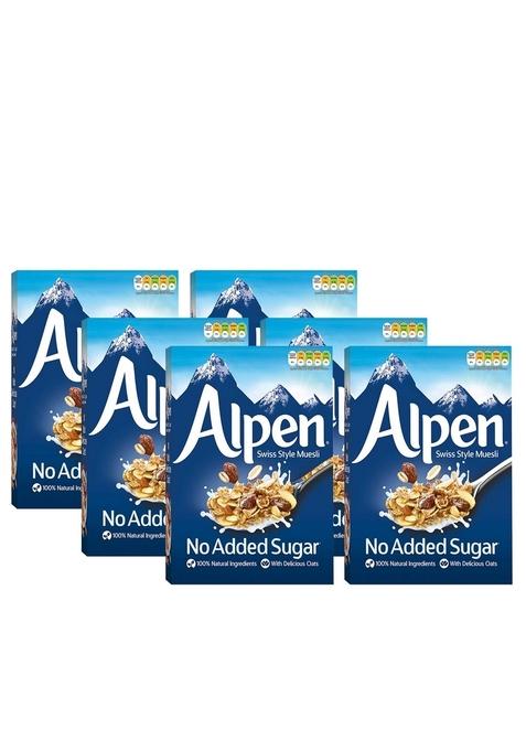 Alpen Swiss Style Muesli With No Added Sugar, 6 X 560 G