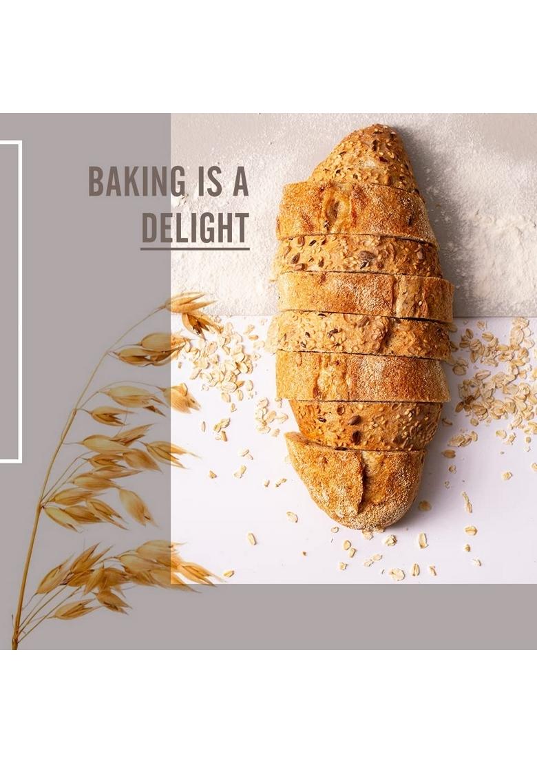 Jiwa Healthy By Nature Oats Flour, 900 G (Gluten Free) & Jiwa Healthy By Nature, Organic Bajri Flour, 1 Kg