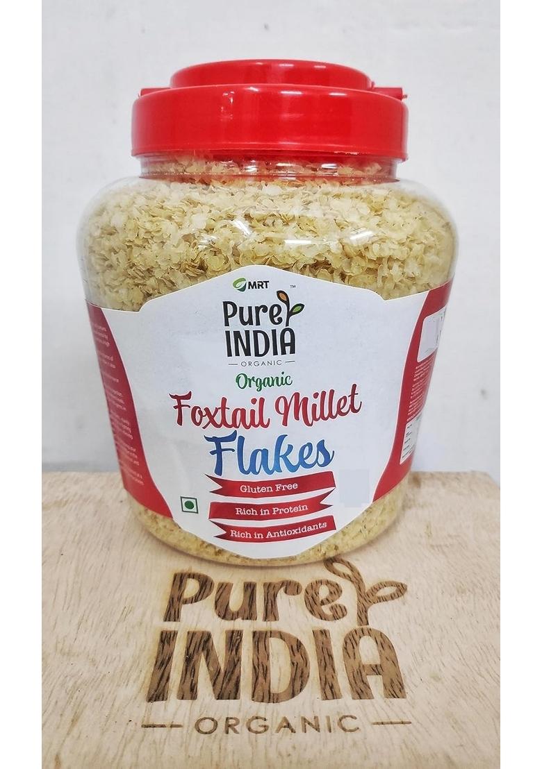 Pure India Organic Foxtail Millet Flakes 350 Gm, Organic
