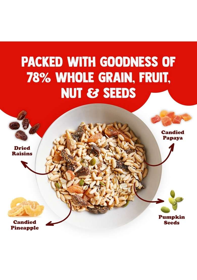 Cookgarden Fruits & Nuts Muesli 400G & Instant Oats 500G | Healthy Protein Food & Breakfast Cereal - Indya