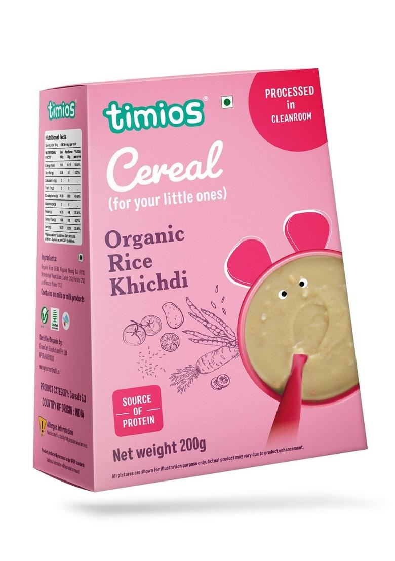 Timios Organic Porridge Rice Khichdi 100% Natural Health Mix Healthy Wholesome Food Rich In Protein