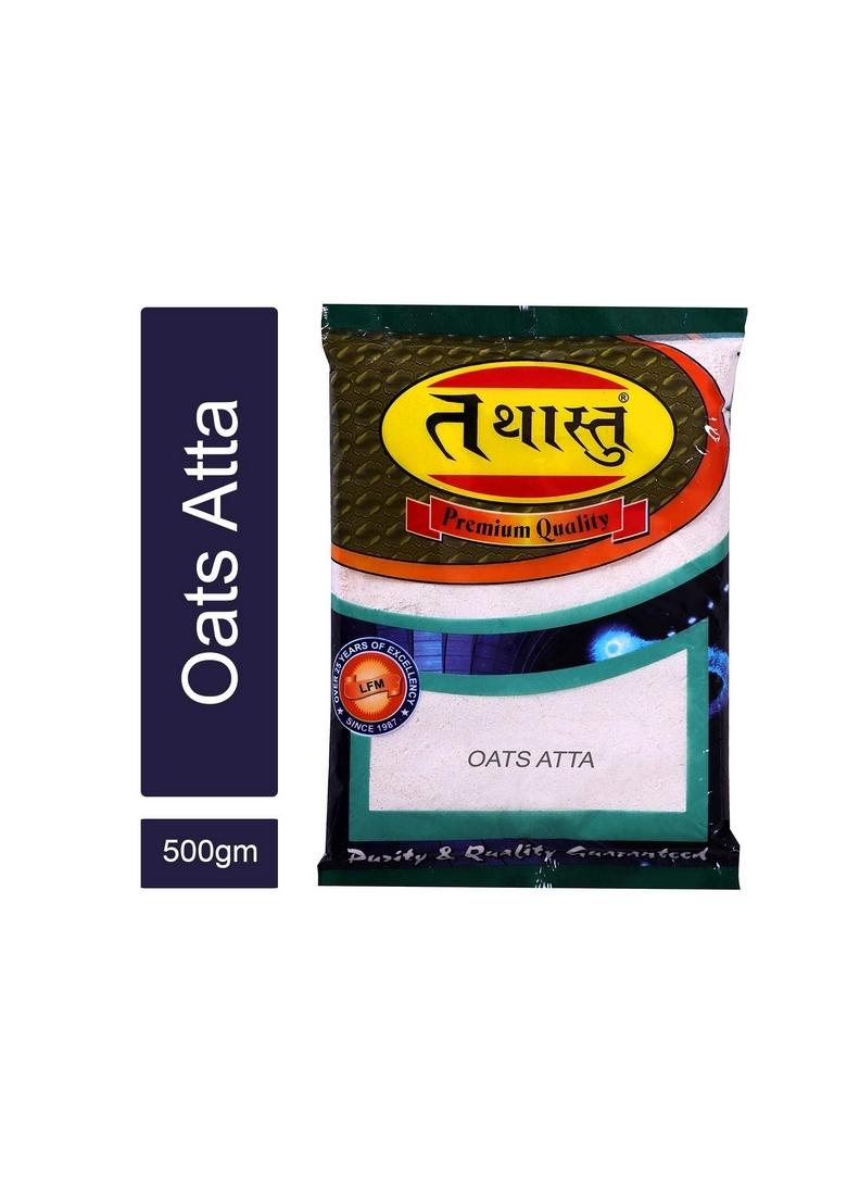 Tathastu Oats Atta High In Protein & Fibre | Helps Manage Weight & Reduce Cholesterol | Healthy Oats Atta |100% Whole Grain Oats Atta_500Gm