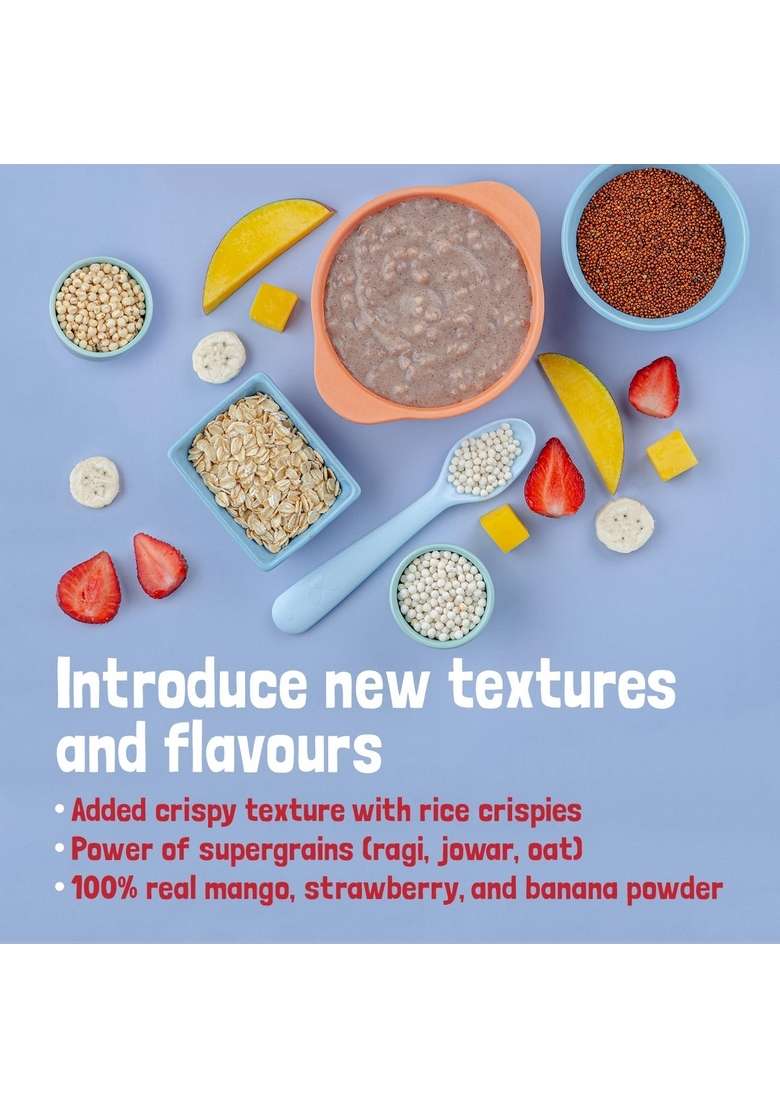 Slurrp Farm Multigrain Millets Cereal With Mixed Fruits And Rice Crispies 300G Sathu Maavu Health Mix The Goodness Of Ragi Dals Almonds| 200G - Indya