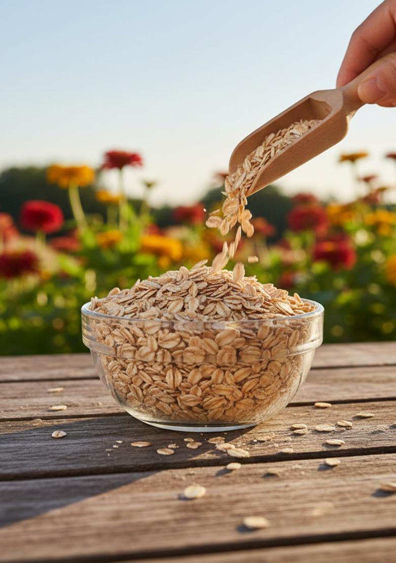 Obbi Fresh Rolled Oats 250Gm- Gluten Free Oats | 100% Whole Grain | Breakfast Cereal | Diet Food For Weight Loss