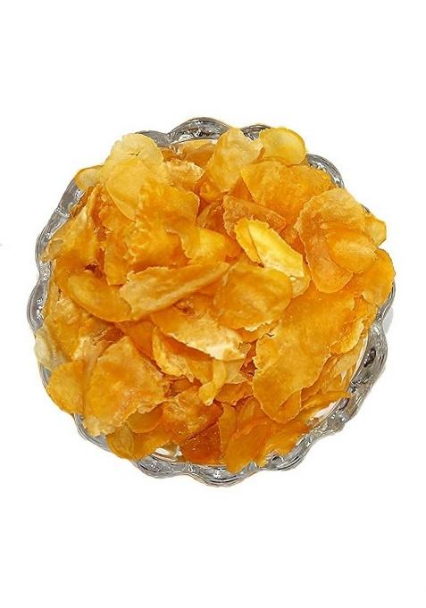 Spice-M, Raw Cornflakes | Breakfast Cereal | Maize Poha | Ready To Fry Corn Flakes | Healthy Poha Chivda Snacks | Makai Pova | Corn Fryums | Makki Poha