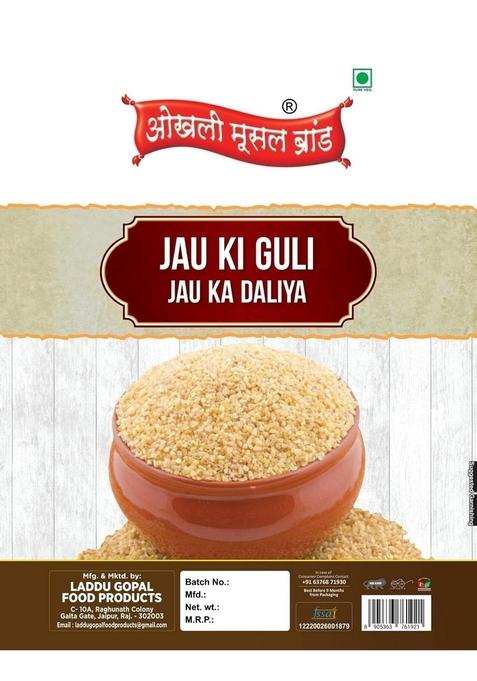 Okhli Musal Brand Diwali Sale Organic Jau Ka Dalia/Guli|Barley Dalia 1 Kg- Organic Dalia Barli Arisi Great Indian Festival