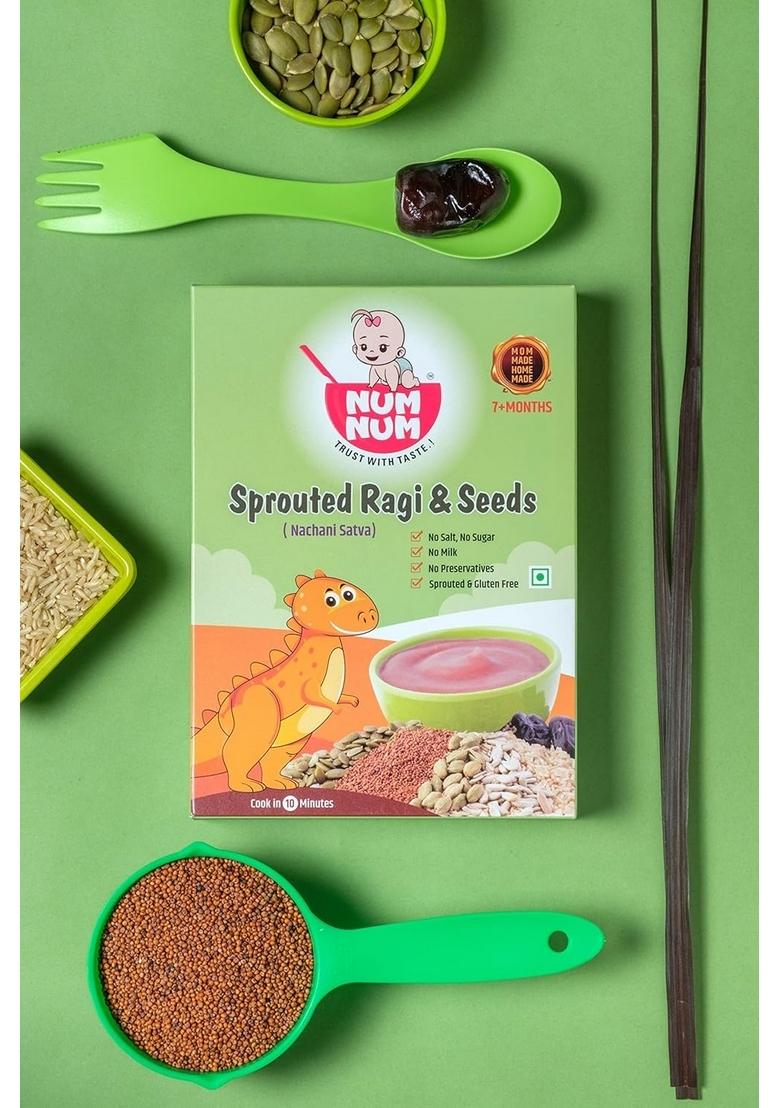 Num Num Organic Multi Grain Combo Pack 100% Natural Healthy Food For Children (50 Gm) (50 Gram)