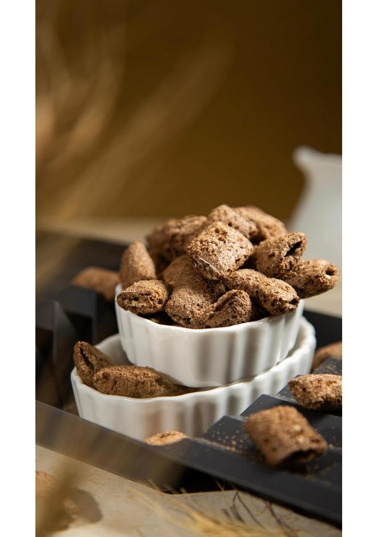 Crispee Bites | Choco Crunchies | Ragi-Based Chocolate Bites With White Cream | Healthy & Crunchy Snack | Made With (Nachni) | Perfect Anytime Sweet Snack | 100G Pack