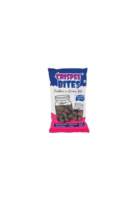 Crispee Bites | Choco Crunchies | Ragi-Based Chocolate Bites With White Cream | Healthy & Crunchy Snack | Made With (Nachni) | Perfect Anytime Sweet Snack | 100G Pack
