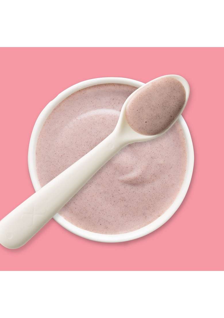 Slurrp Farm Baby Cereal, Ragi, Rice And Strawberry With Milk, Instant Healthy Wholesome Food, 200 G & Instant Breakfast Millet Pancake Mix, Banana Choco-Chip, Supergrains And Chocolate, Natu - Indya